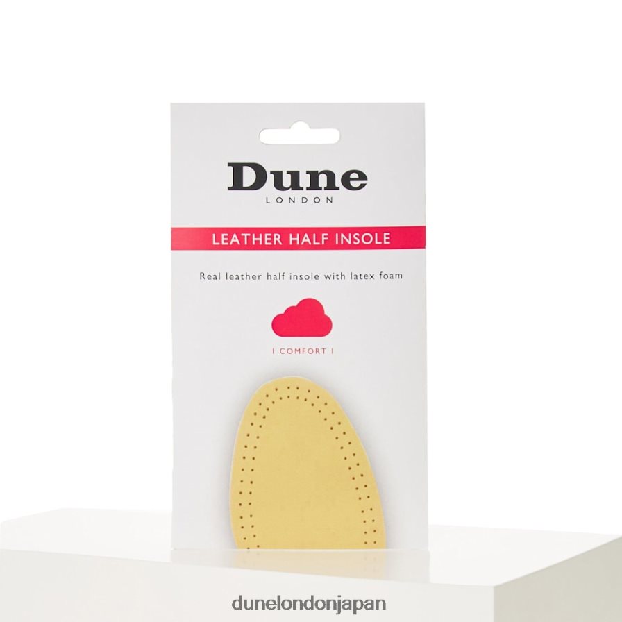 アクセサリー 1/2リートインソール 白 ユニセックス Dune London 4JB82R396