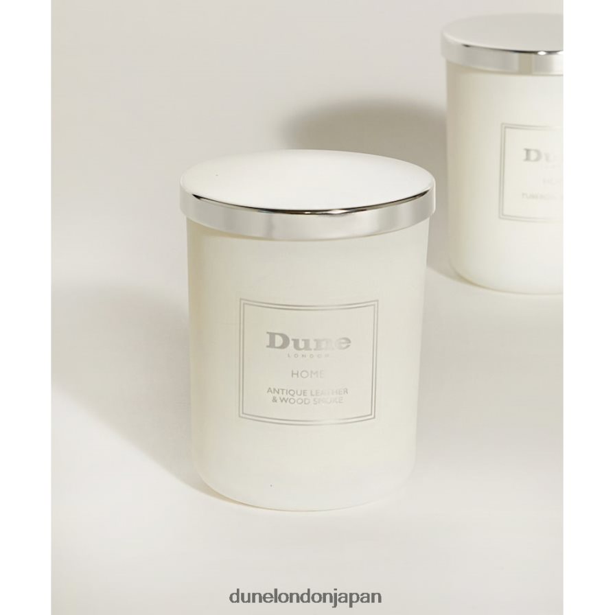 キャンドル3 木の煙の香りのキャンドル 銀 女性 Dune London 4JB82R359
