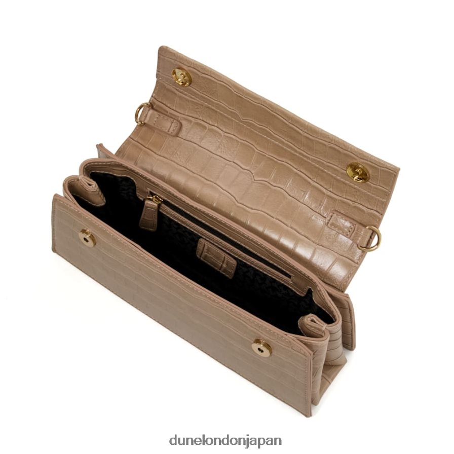 ベメット スモール メタルトリム クロスボディバッグ トープ 女性 Dune London 4JB82R107