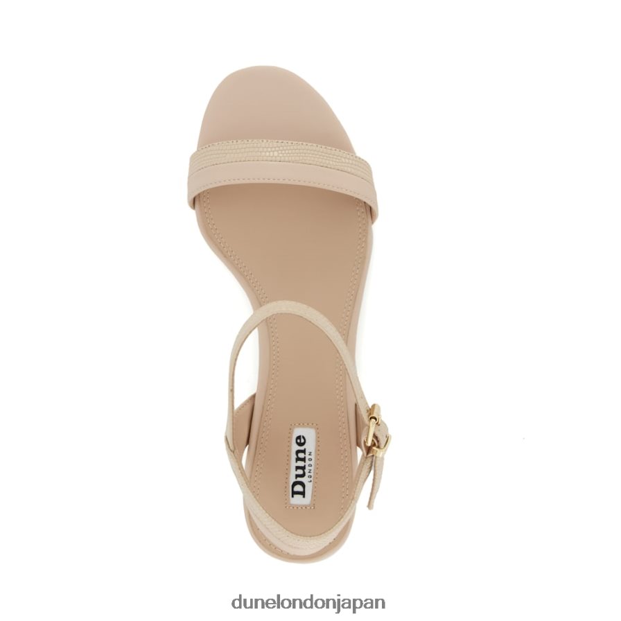 忠誠心 レザーサンダル 赤面 女性 Dune London 4JB82R129