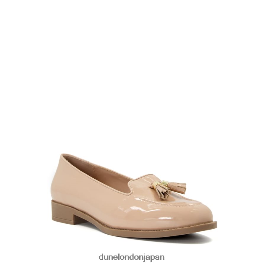 グローバル タッセルトリム レザーローファー 赤面 女性 Dune London 4JB82R130