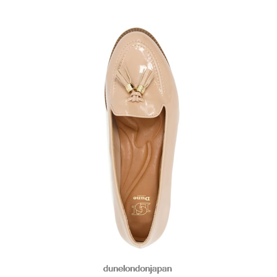 グローバル タッセルトリム レザーローファー 赤面 女性 Dune London 4JB82R130