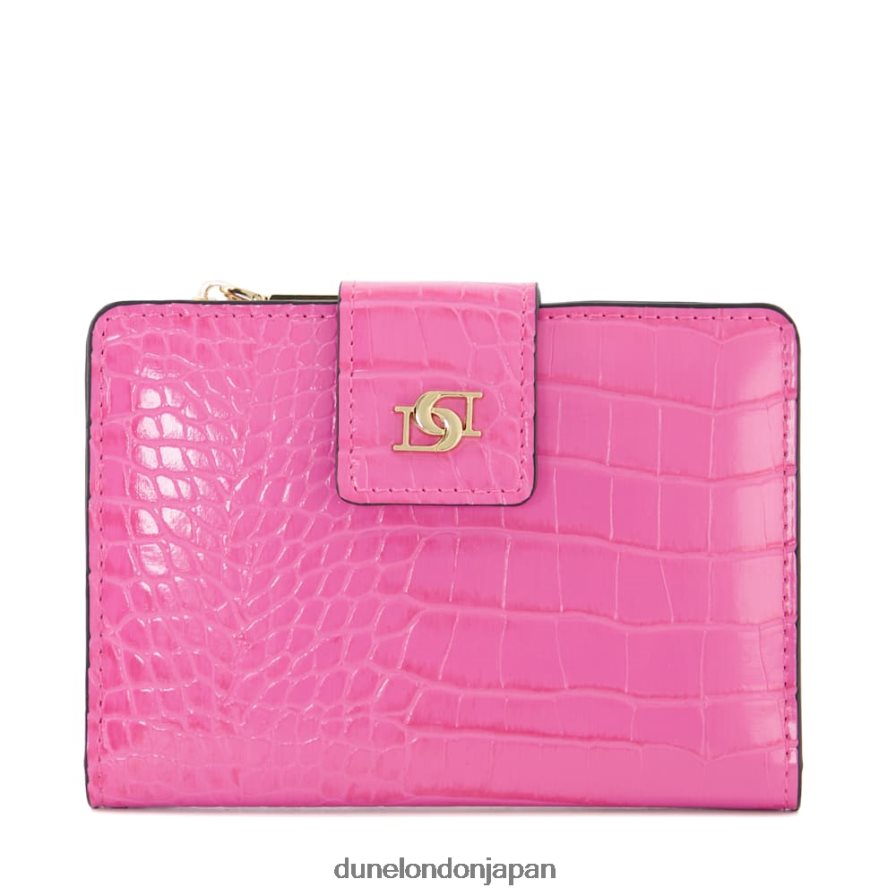 ケナー クロコ柄 ハンドバッグ ピンク 女性 Dune London 4JB82R144