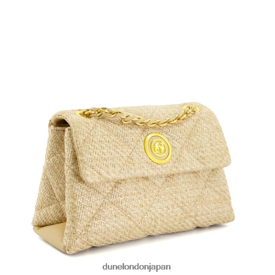 公爵夫人 ミディアムキルティングラフィアバッグ 自然 女性 Dune London 4JB82R149