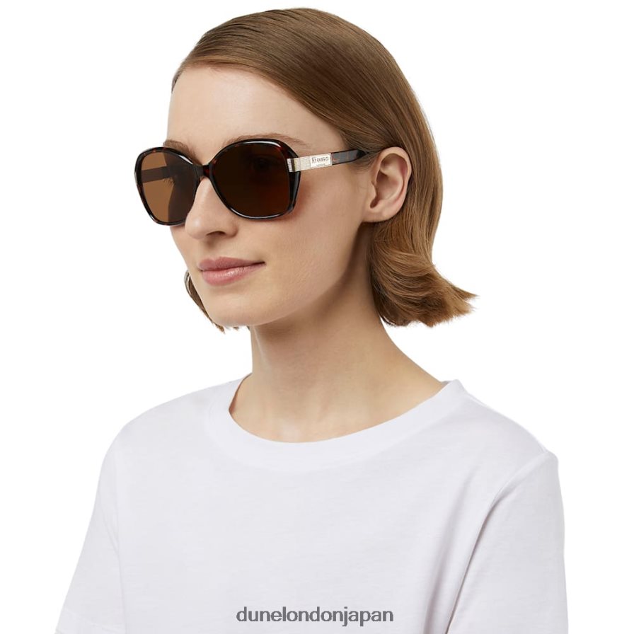 グレナダ 特大サングラス べっ甲 女性 Dune London 4JB82R154