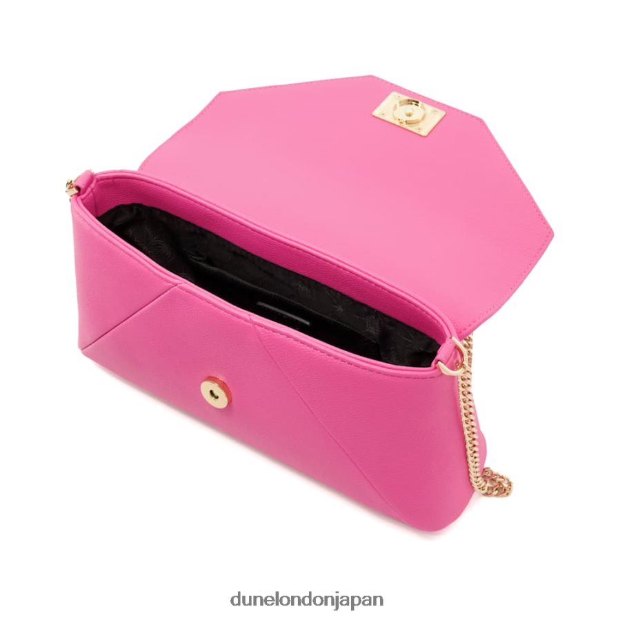 エリシア チェーンハンドルショルダーバッグ フクシア 女性 Dune London 4JB82R157