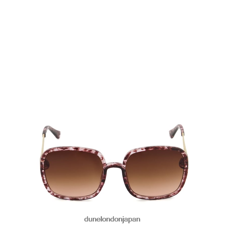グラマー リサイクルされたオーバーサイズのサングラス 赤面 女性 Dune London 4JB82R159