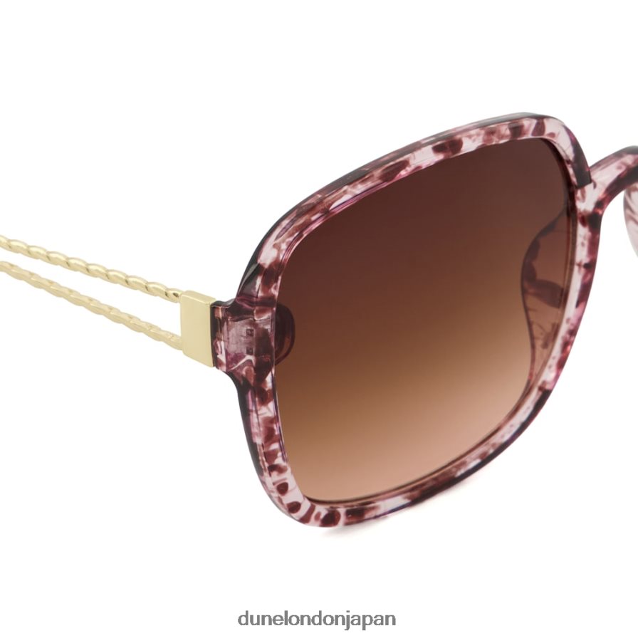 グラマー リサイクルされたオーバーサイズのサングラス 赤面 女性 Dune London 4JB82R159