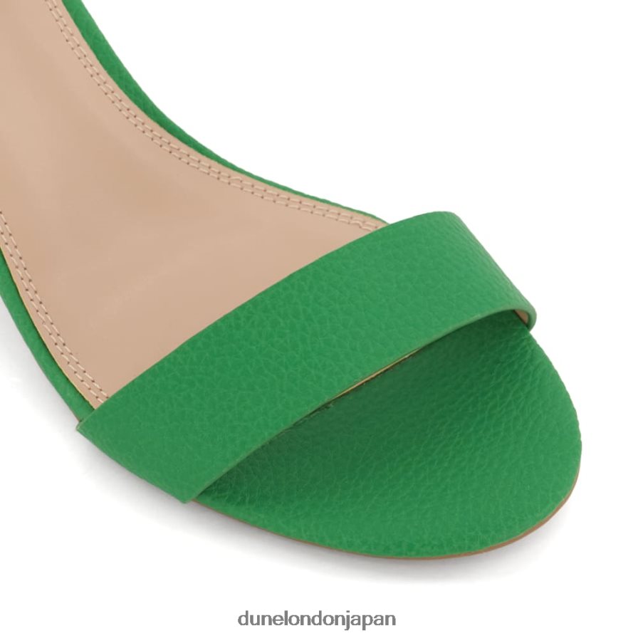 ミーミー ミッドブロックヒールサンダル 緑 女性 Dune London 4JB82R15