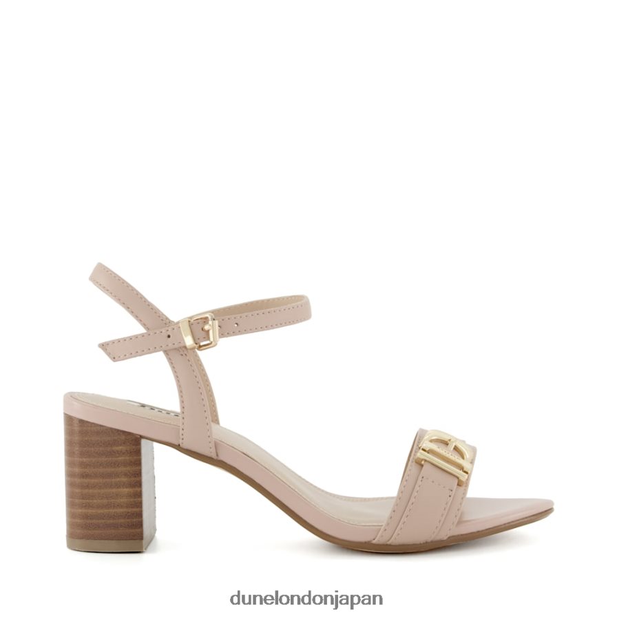 ジェシー バックルストラップ ブロックヒール サンダル 赤面 女性 Dune London 4JB82R191