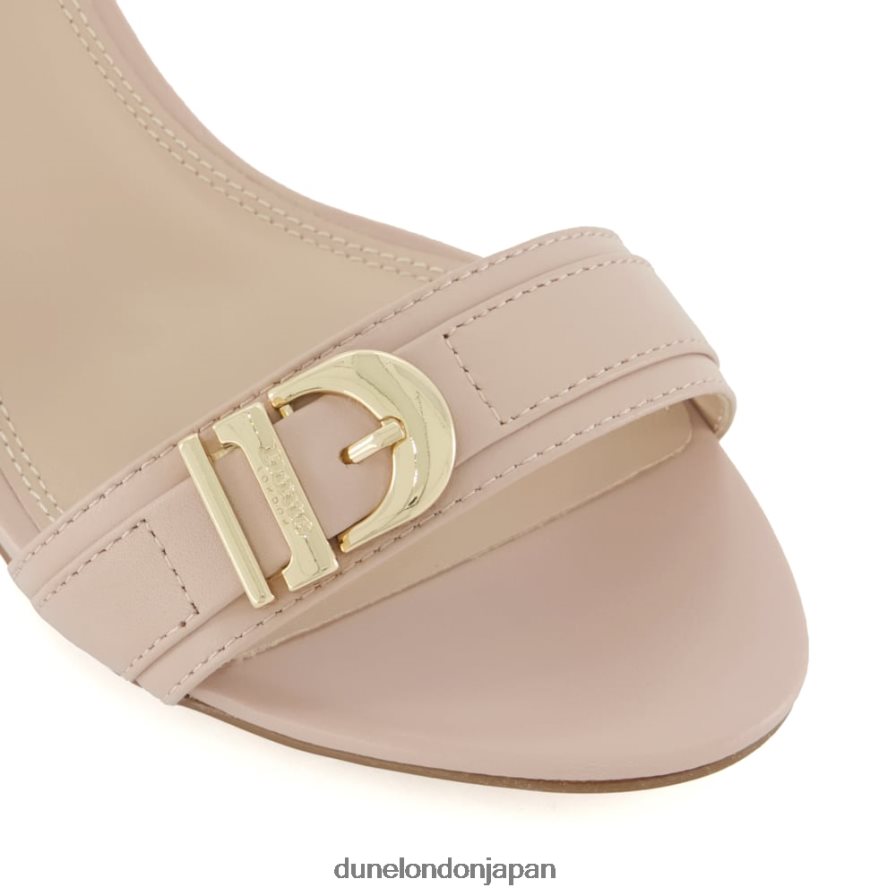 ジェシー バックルストラップ ブロックヒール サンダル 赤面 女性 Dune London 4JB82R191