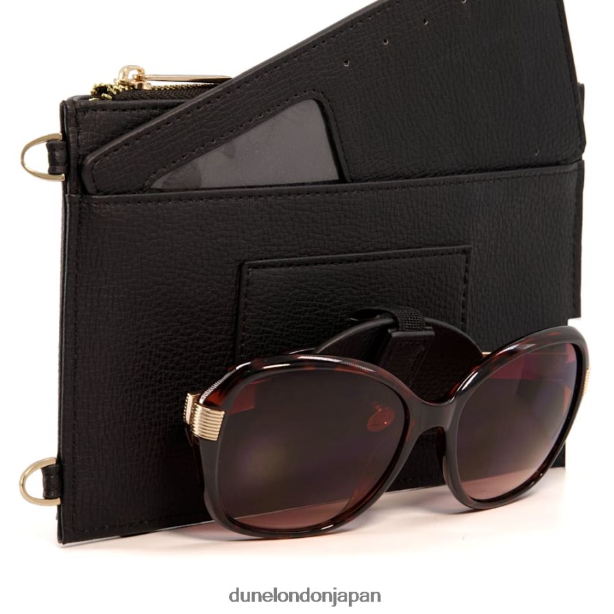 シェルビー ポーチバッグ 黒 女性 Dune London 4JB82R193