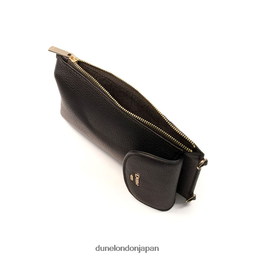 シェルビー ポーチバッグ 黒 女性 Dune London 4JB82R193