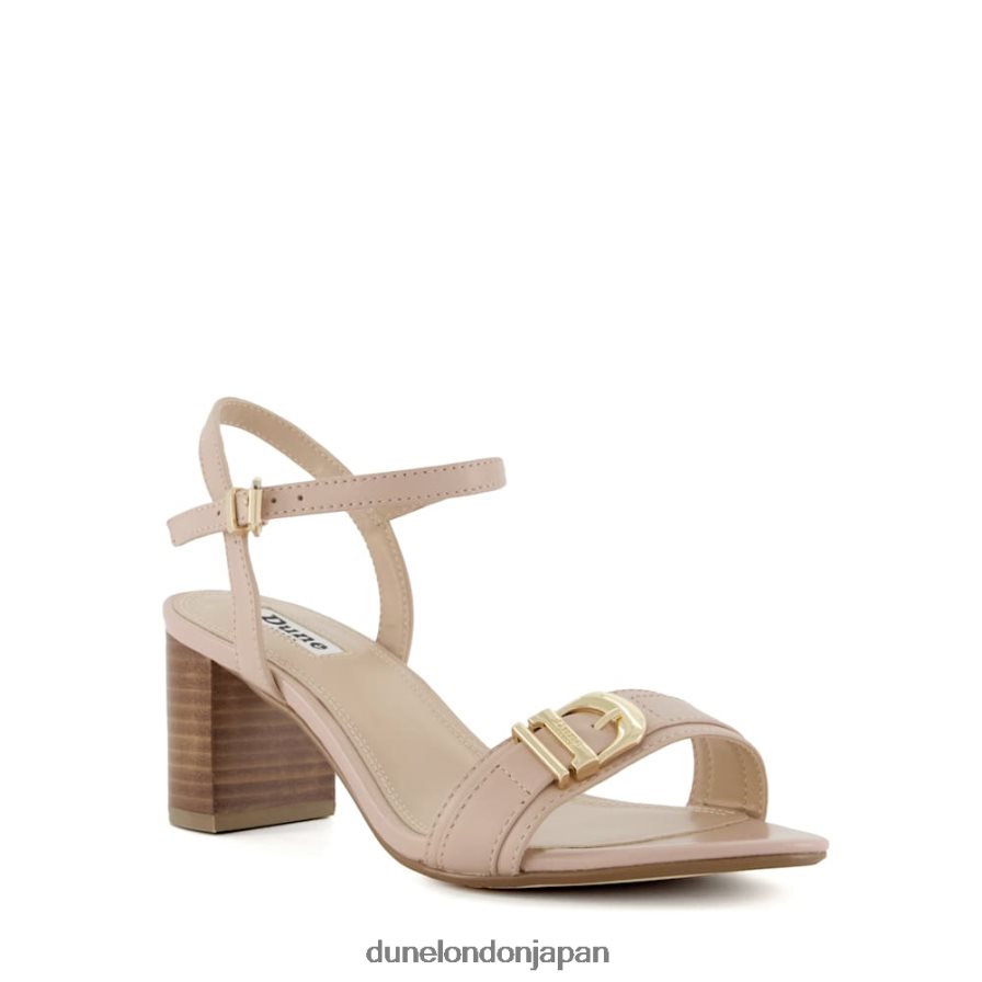 ジェシー ワイドフィット ブランドバックルヒールサンダル 赤面 女性 Dune London 4JB82R195