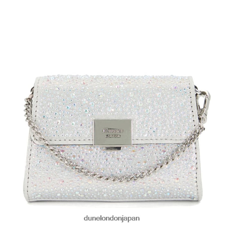 セリン ミニバッグチャーム 銀 女性 Dune London 4JB82R205