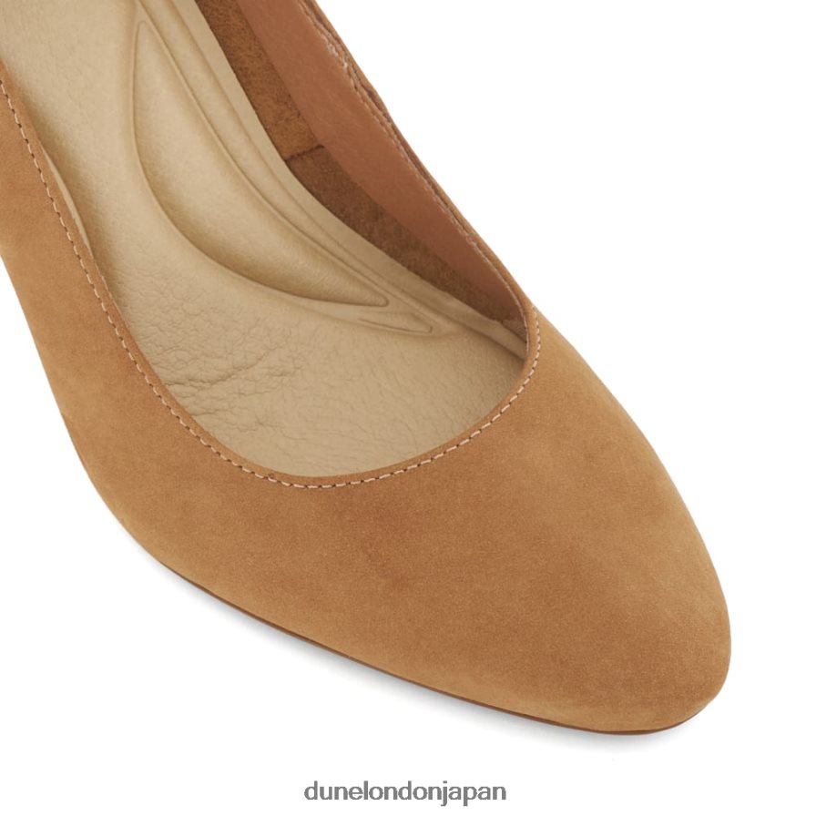 アデル ヒールのあるコートシューズ キャメル 女性 Dune London 4JB82R212