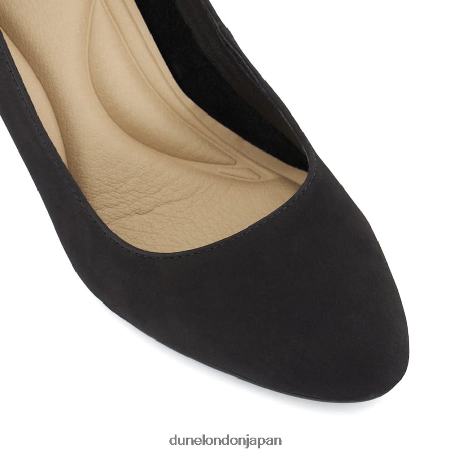 アデル ヒールのあるコートシューズ 黒 女性 Dune London 4JB82R216