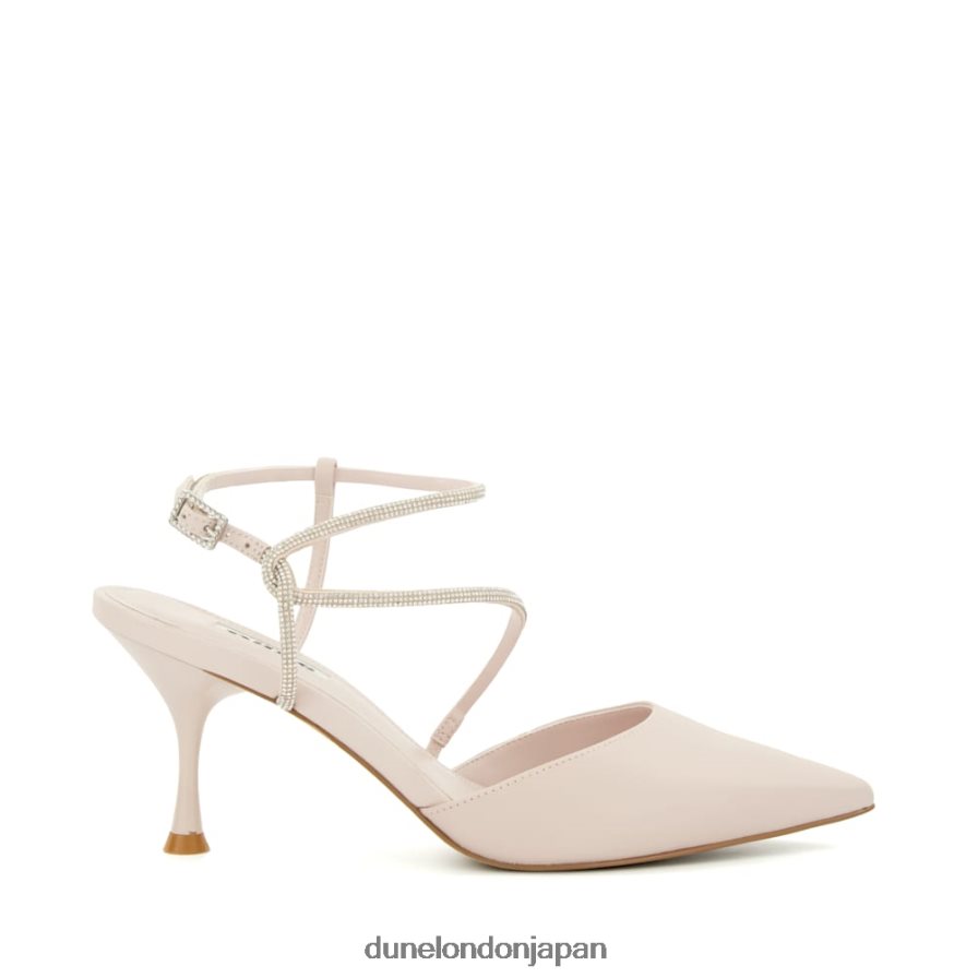 カルロタ ディアマンテストラップヒール コートシューズ 生成り 女性 Dune London 4JB82R238