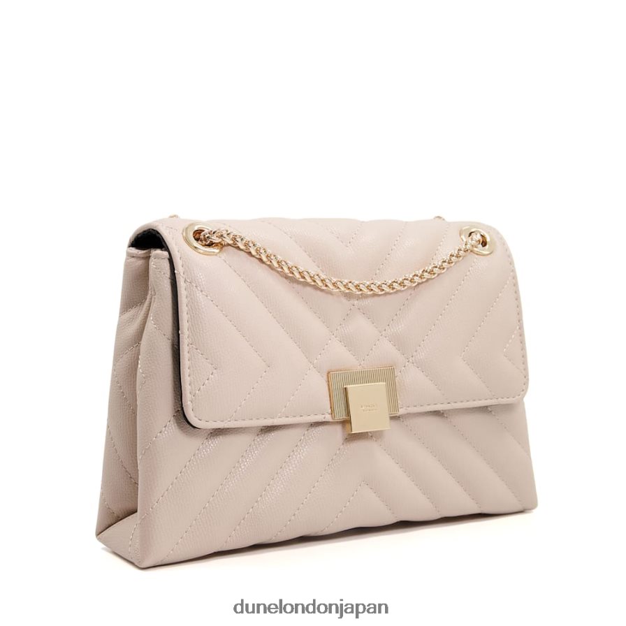 ドーチェスター 小さなキルティングショルダーバッグ 生成り 女性 Dune London 4JB82R247