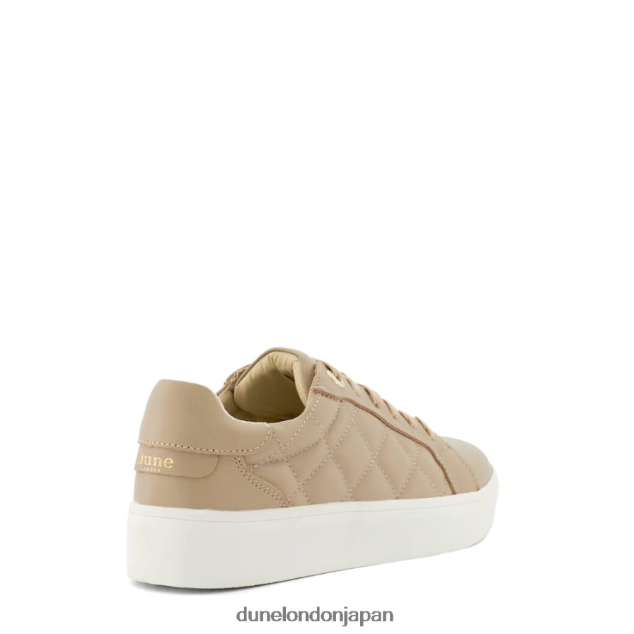 興奮 キルティング レースアップトレーナー トープ 女性 Dune London 4JB82R254