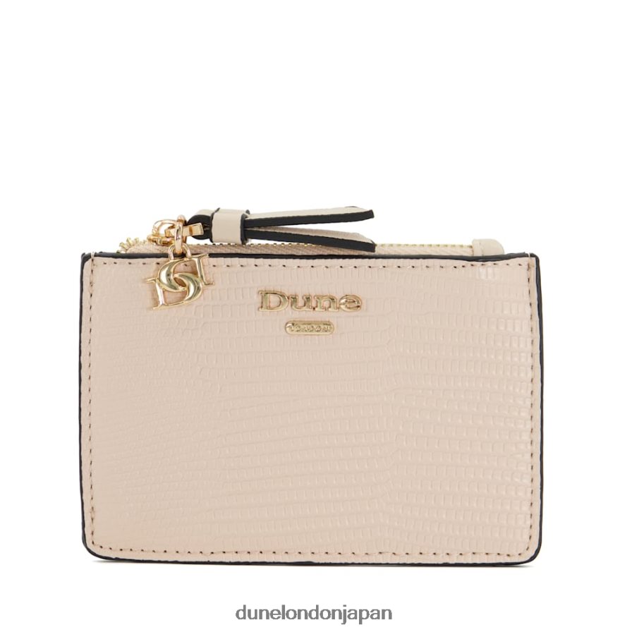 ノックスビル 構造化されたチャームディテールのカードホルダー ヌード 女性 Dune London 4JB82R258