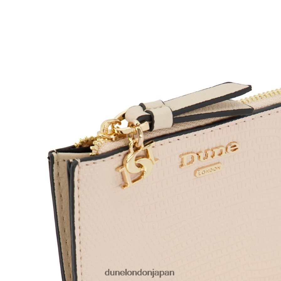 ノックスビル 構造化されたチャームディテールのカードホルダー ヌード 女性 Dune London 4JB82R258