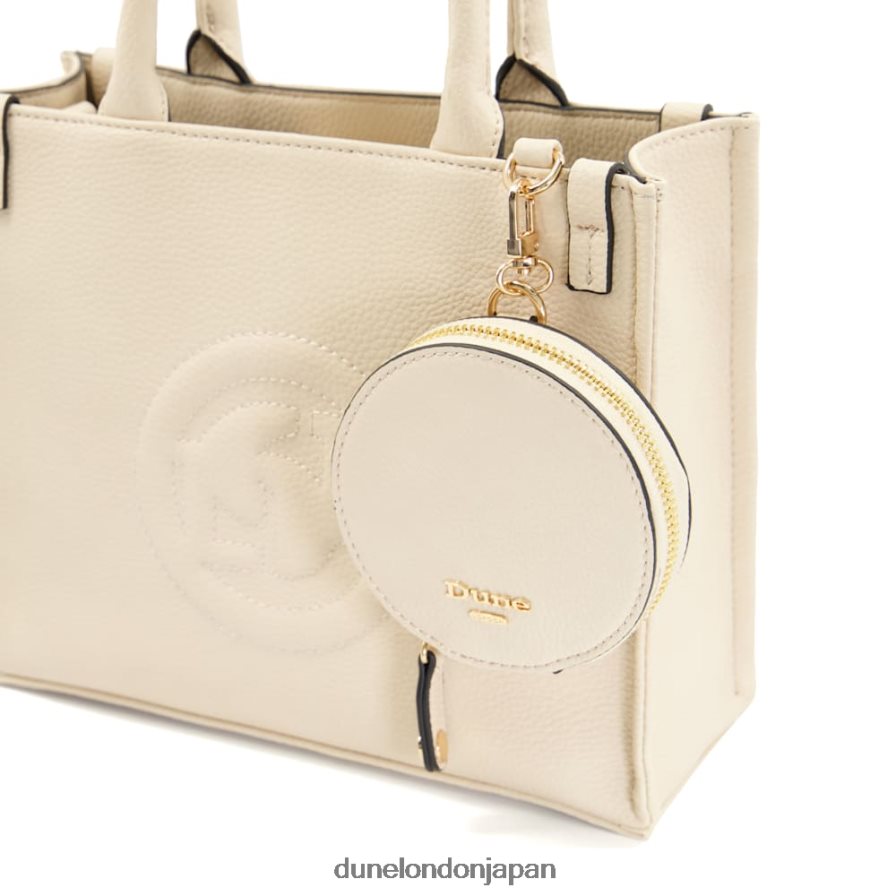 ディンキーデクスター エンボスモノグラム トートバッグ 赤面 女性 Dune London 4JB82R266
