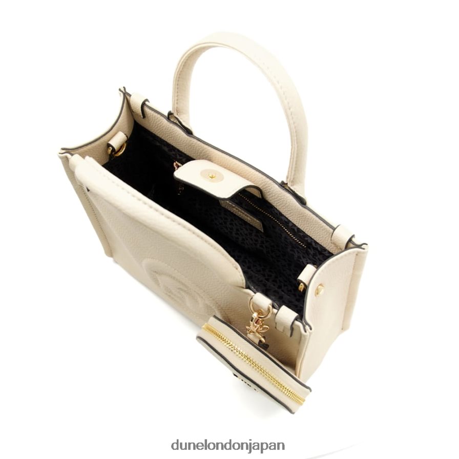 ディンキーデクスター エンボスモノグラム トートバッグ 赤面 女性 Dune London 4JB82R266