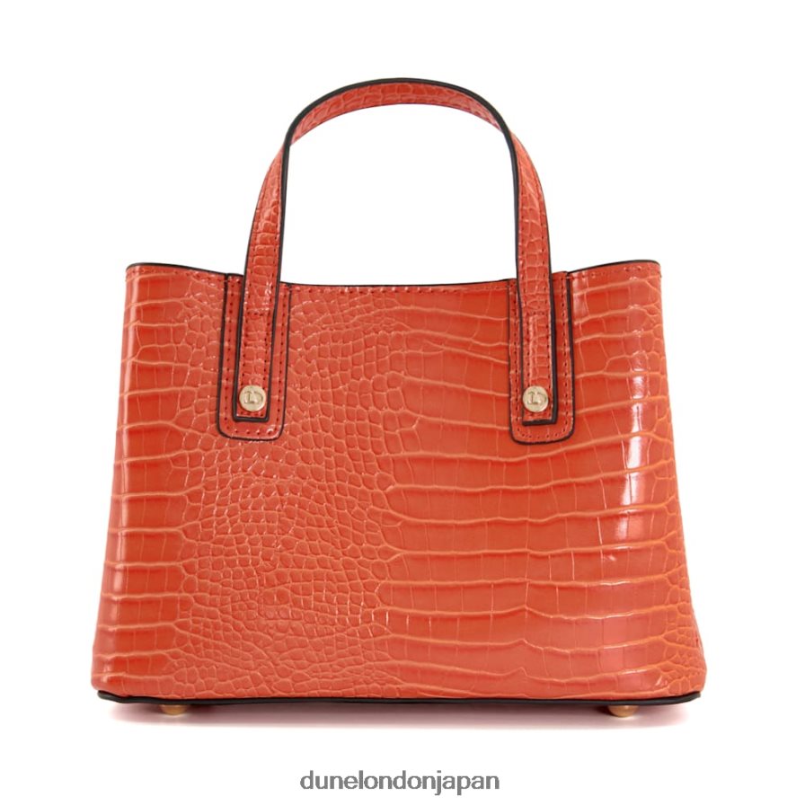 ディンキドリー 裏地なしミニトートバッグ オレンジ 女性 Dune London 4JB82R269