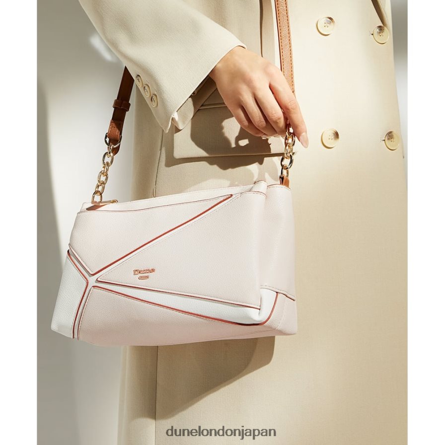 デイラナ カットワーク チェーントリム クロスボディバッグ ヌード 女性 Dune London 4JB82R275