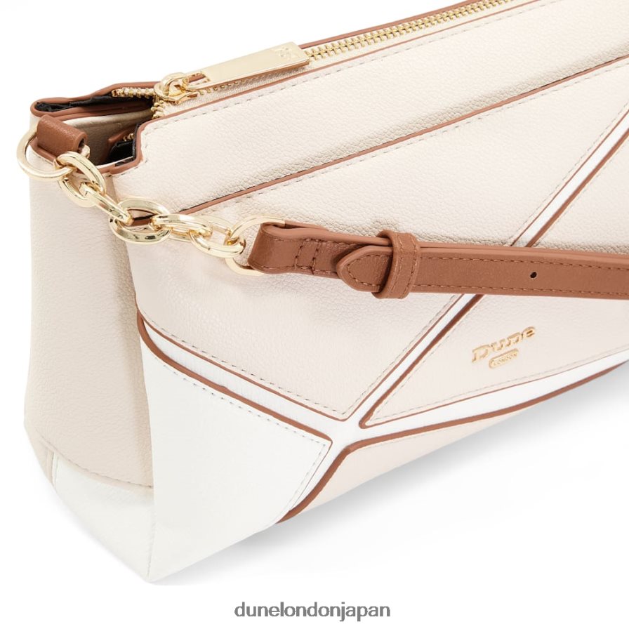 デイラナ カットワーク チェーントリム クロスボディバッグ ヌード 女性 Dune London 4JB82R275