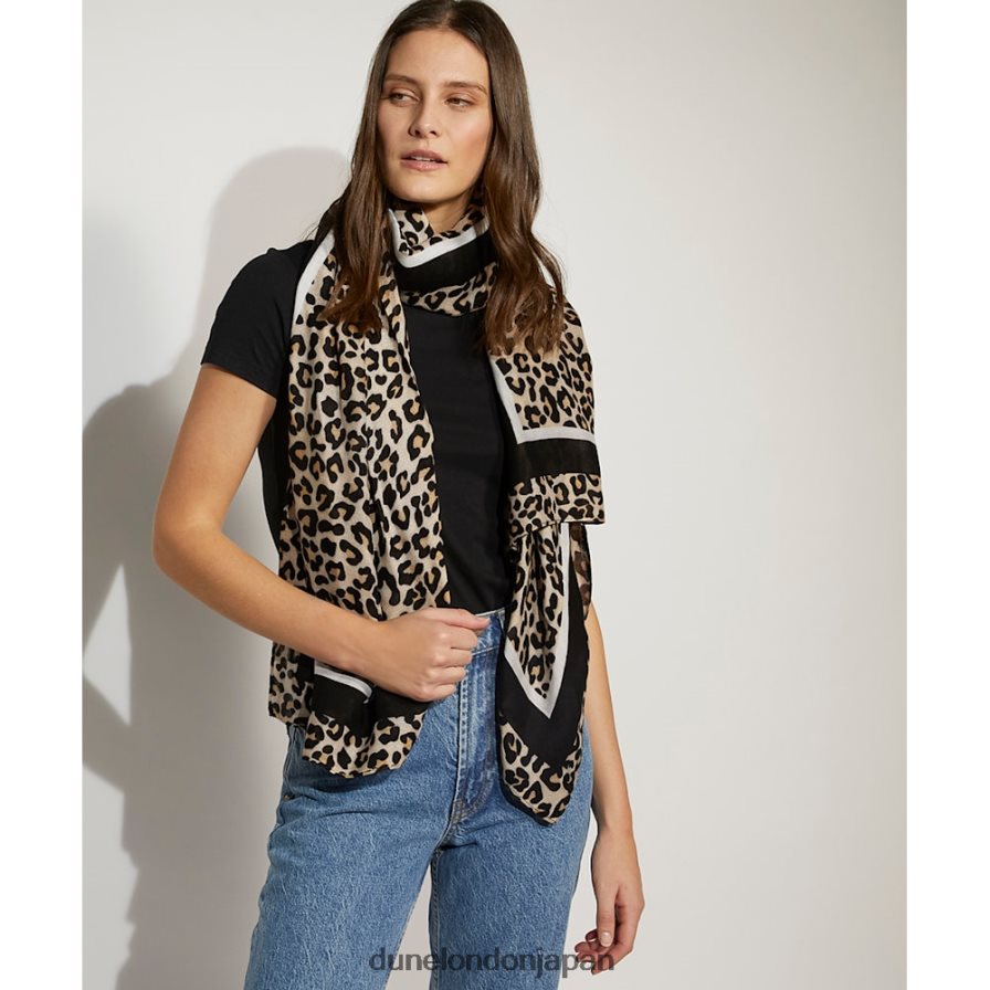 レイトン ヒョウ柄 スカーフ ヒョウ 女性 Dune London 4JB82R290