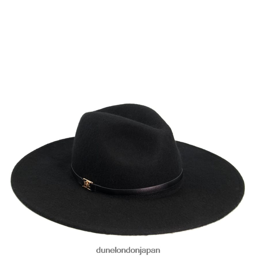 フランシス ブランドのウールフェドーラ帽 黒 女性 Dune London 4JB82R293