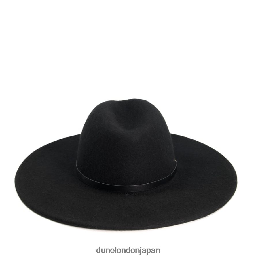 フランシス ブランドのウールフェドーラ帽 黒 女性 Dune London 4JB82R293