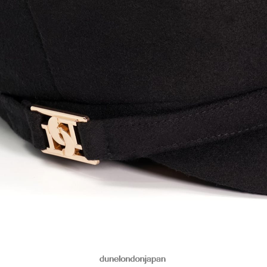 ファルカン ブランドのベイカーボーイハット 黒 女性 Dune London 4JB82R296