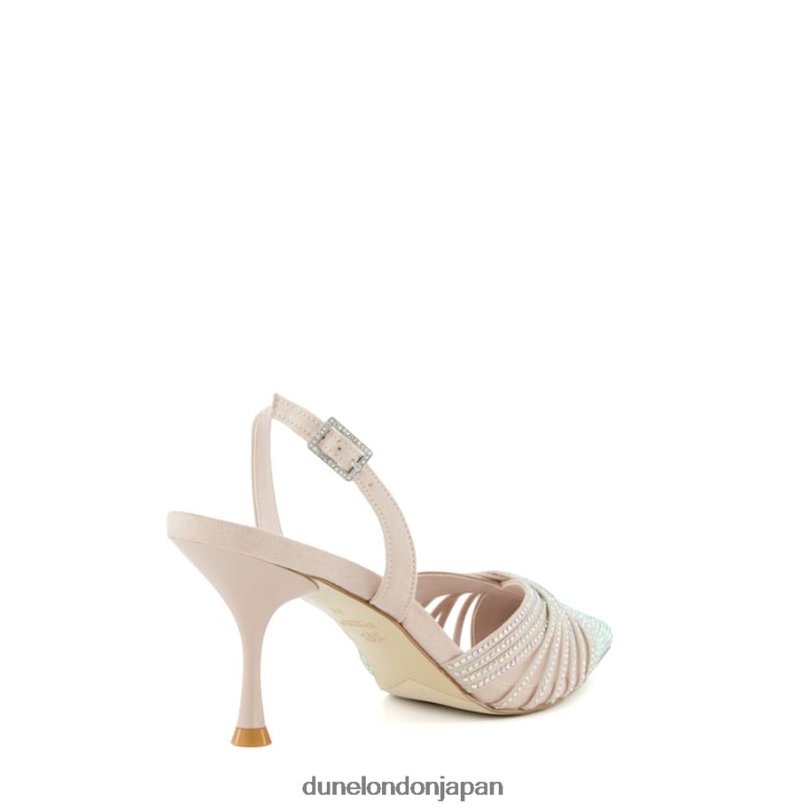 クラウディア ディアマンテメッシュ スリングバック コートシューズ ヌード 女性 Dune London 4JB82R29