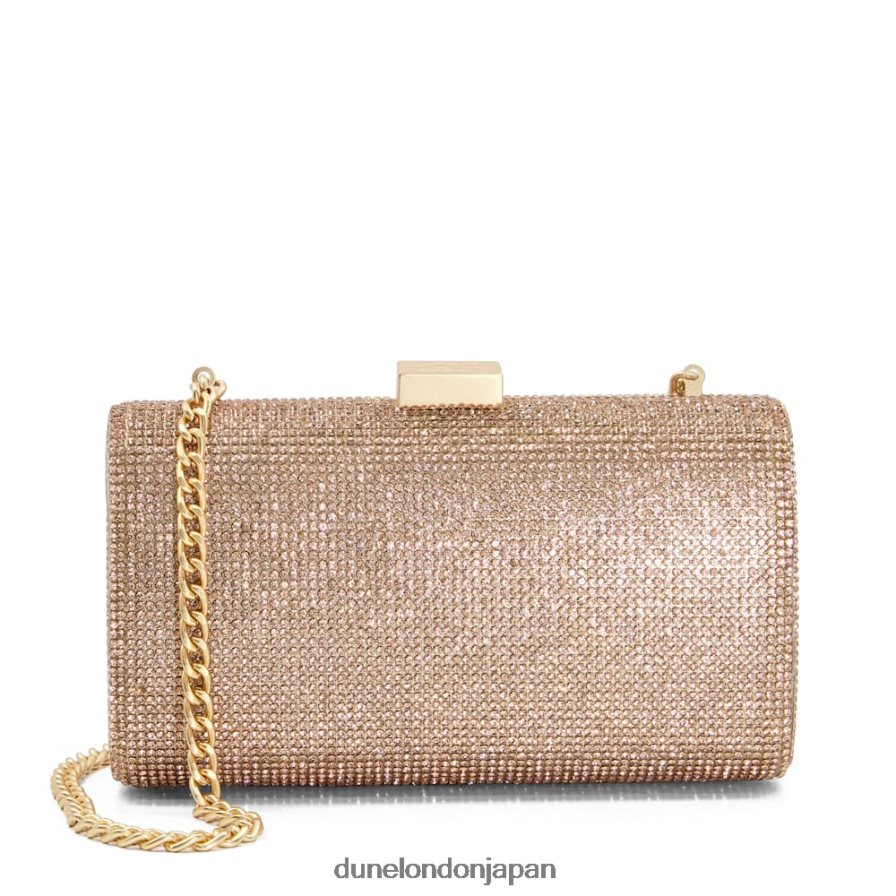 ブライアンニーズ ディアマンテ クラッチバッグ ローズゴールド 女性 Dune London 4JB82R310