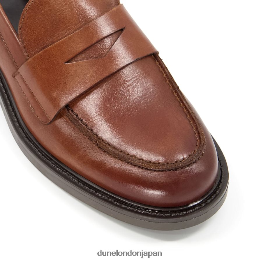ジーノ ペニーローファー 黄褐色 女性 Dune London 4JB82R312