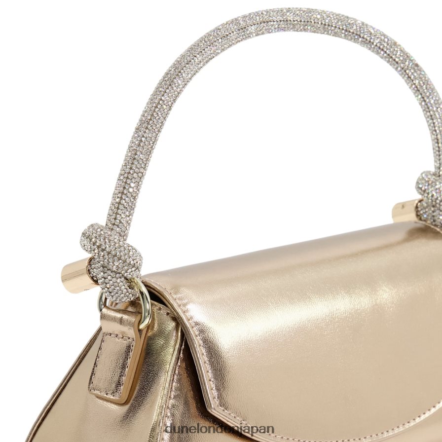 ブリンリー ディアマンテ ノットストラップ グラブバッグ 金 女性 Dune London 4JB82R317