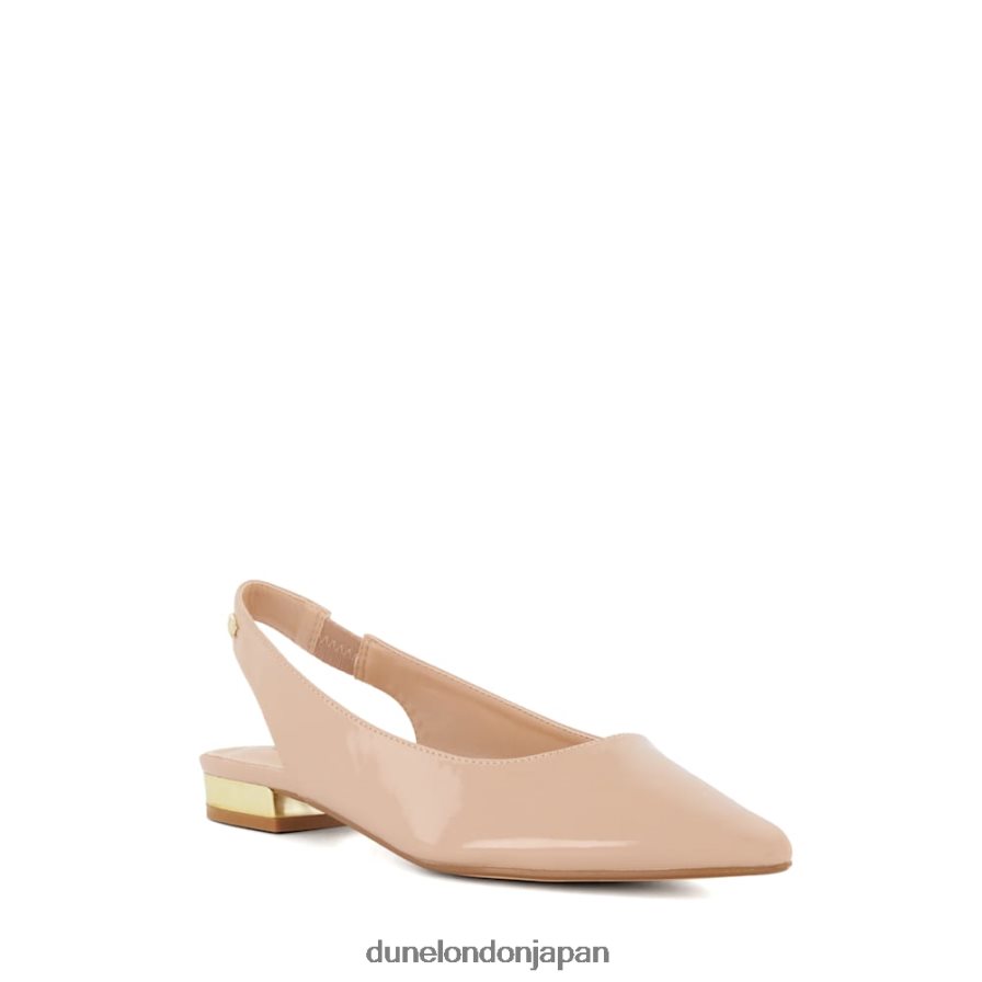 キャラメロ スリングバックバレエパンプス 赤面 女性 Dune London 4JB82R335