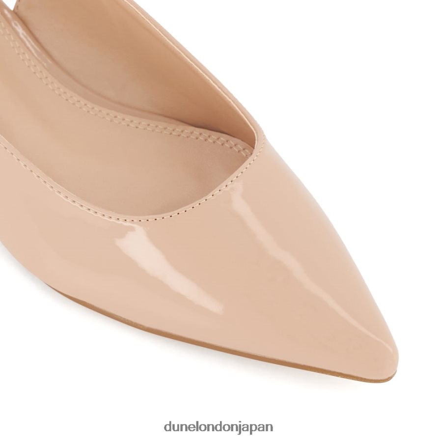 キャラメロ スリングバックバレエパンプス 赤面 女性 Dune London 4JB82R335