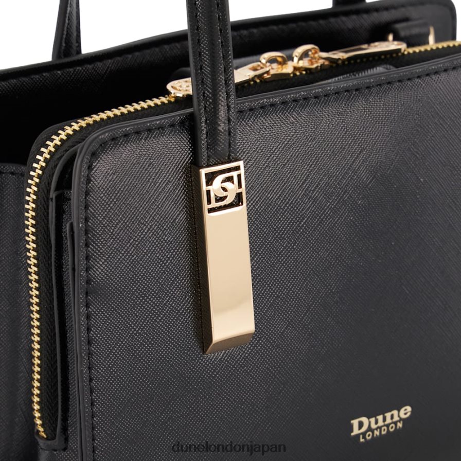 ディンキーデンベイ 小さなトップハンドルトート 黒 女性 Dune London 4JB82R33