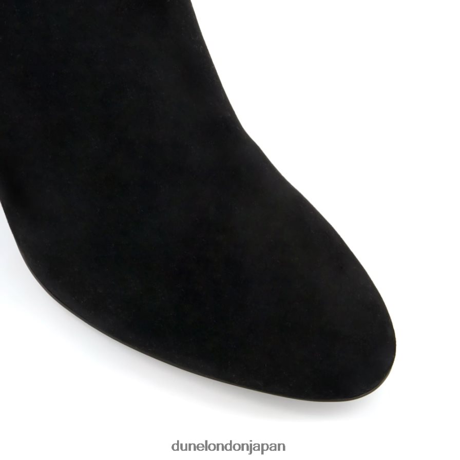 シレル ニーブーツの上でストレッチする 黒 女性 Dune London 4JB82R364