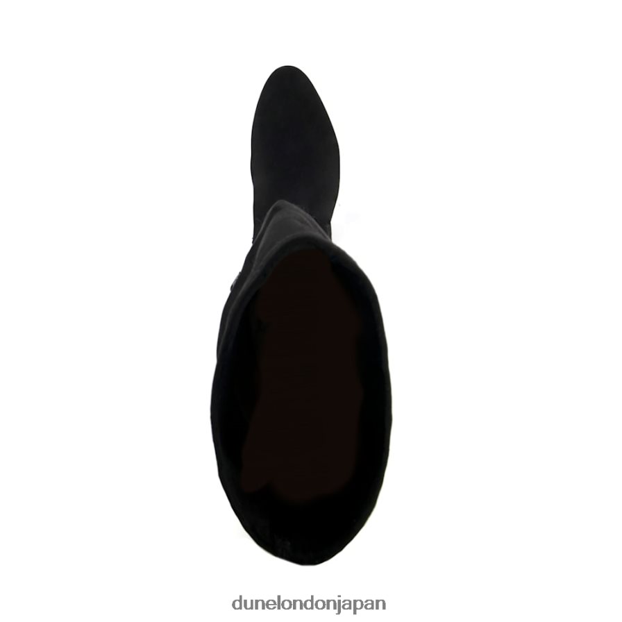 シレル ニーブーツの上でストレッチする 黒 女性 Dune London 4JB82R364