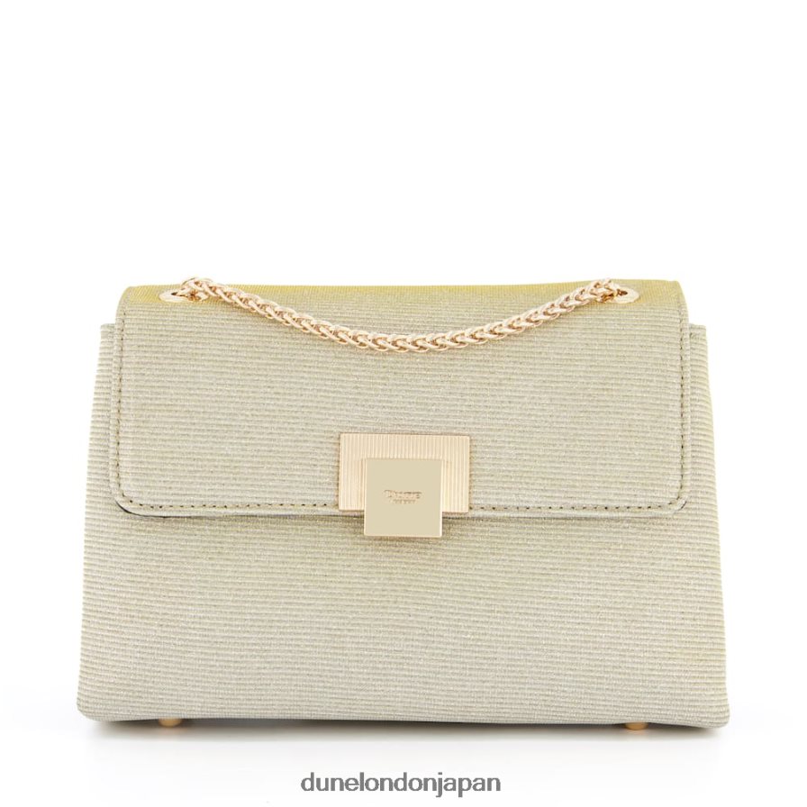 ボンディ チェーンハンドルバッグ 金 女性 Dune London 4JB82R369