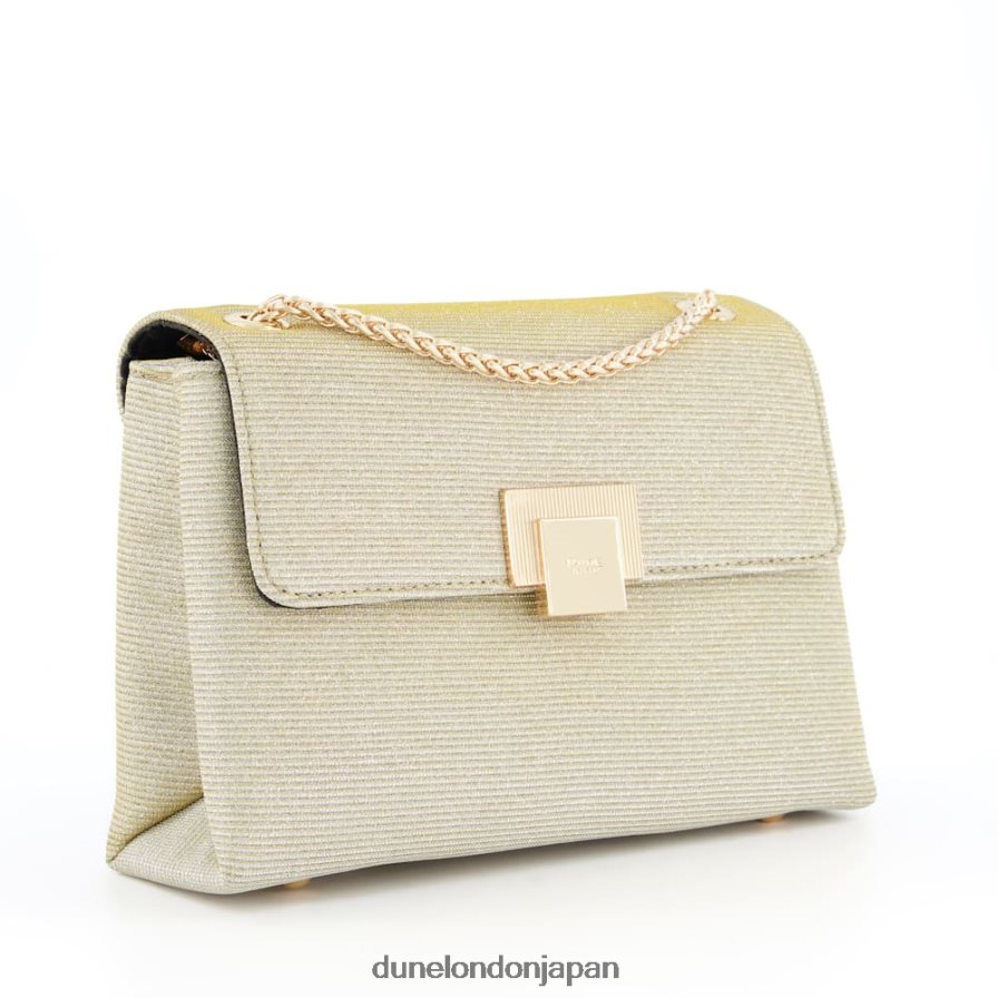 ボンディ チェーンハンドルバッグ 金 女性 Dune London 4JB82R369