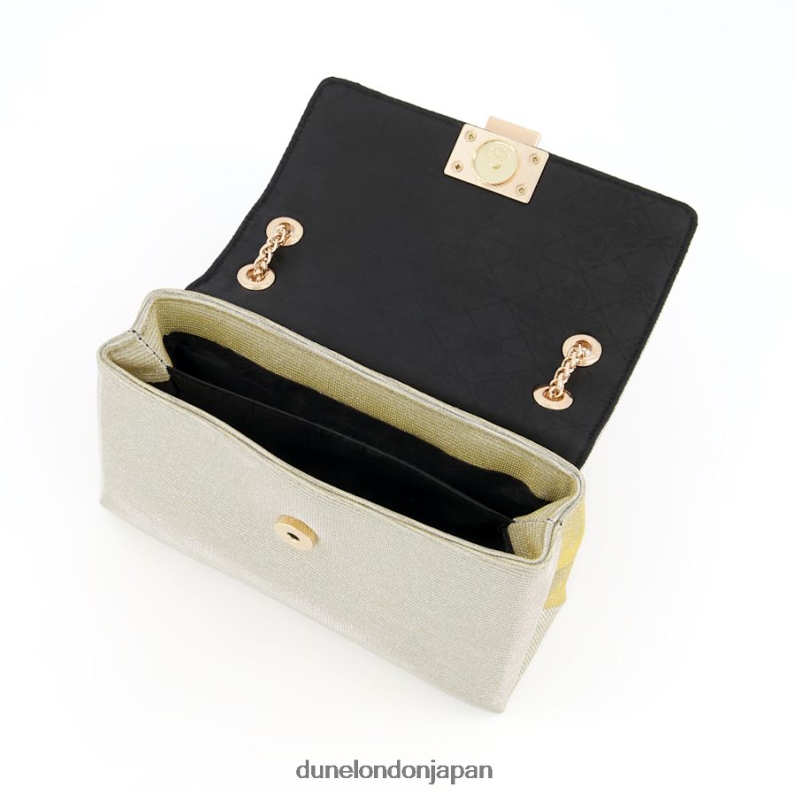 ボンディ チェーンハンドルバッグ 金 女性 Dune London 4JB82R369