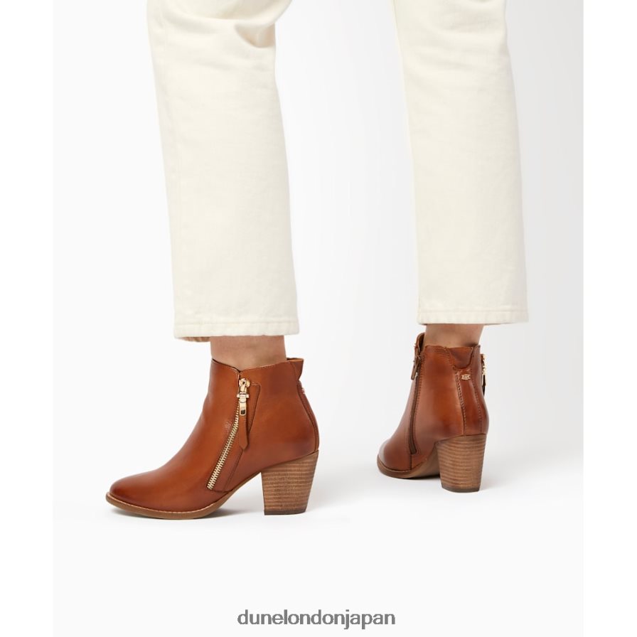ペイス ウエスタンアンクルブーツ 黄褐色 女性 Dune London 4JB82R383