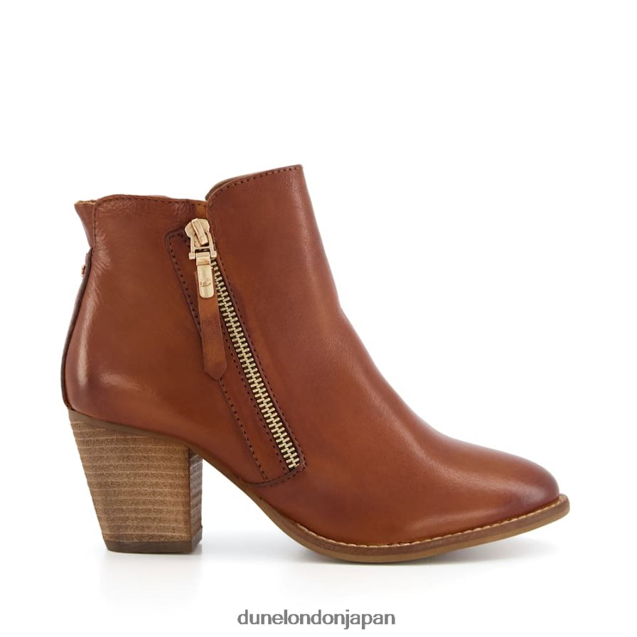ペイス ウエスタンアンクルブーツ 黄褐色 女性 Dune London 4JB82R383