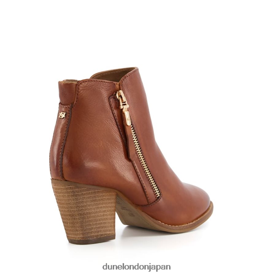 ペイス ウエスタンアンクルブーツ 黄褐色 女性 Dune London 4JB82R383